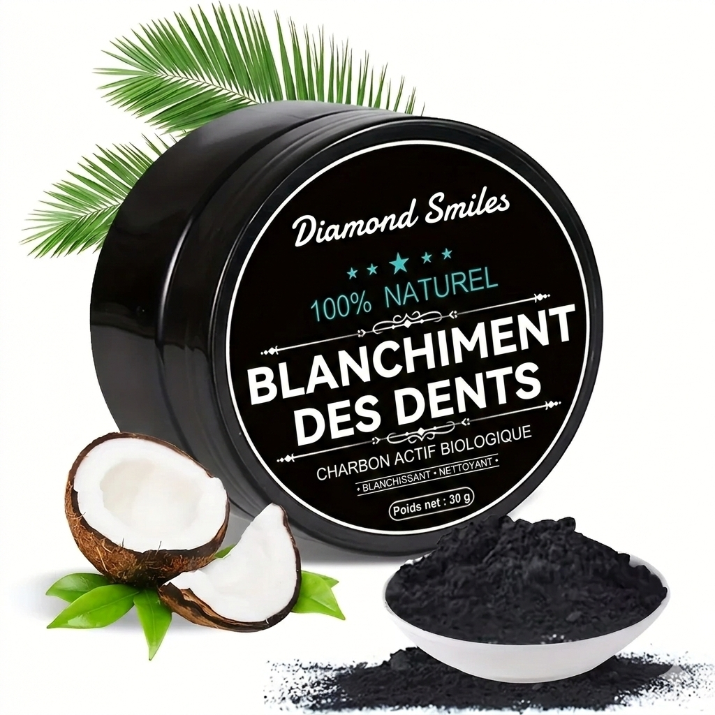 Poudre Blanchissante PAP+ Brosse a dent en bambou